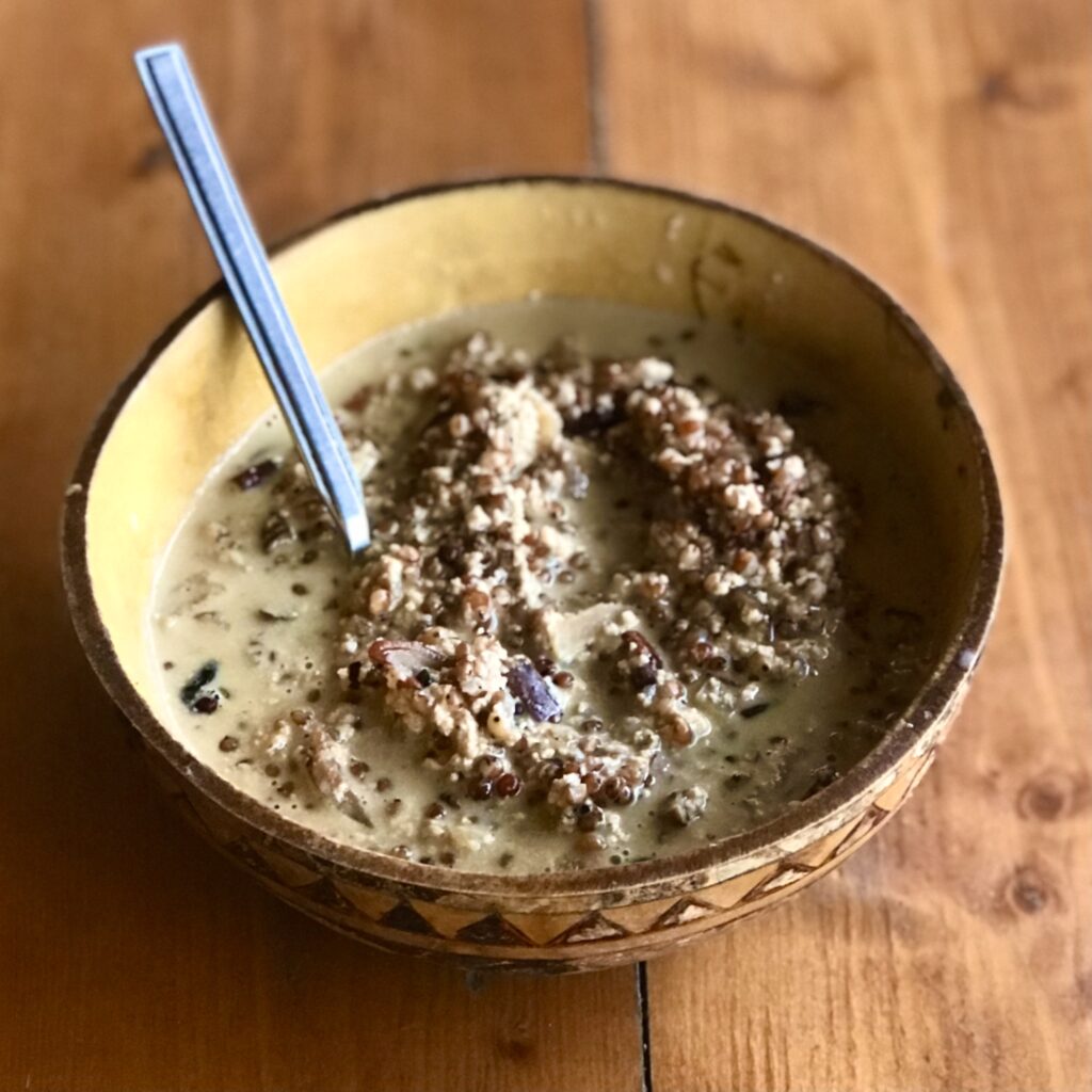 sorghum porridge or rice pudding